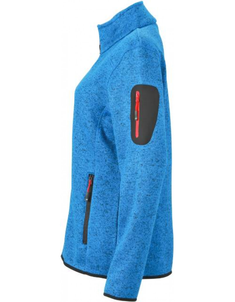 Jachetă tricotată din fleece pentru femei